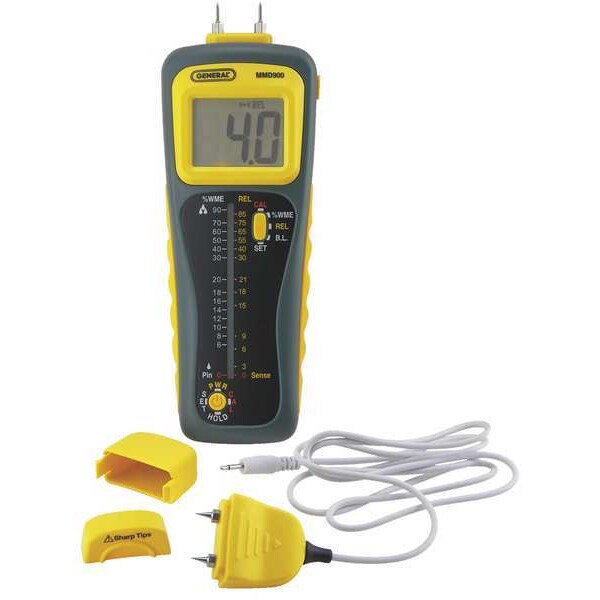 Pin/Pinless Deep Sensing Moisture Meter