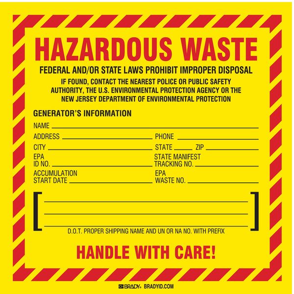 DOT Handling Label, 6