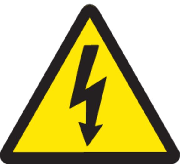 Warning Label, 4 In. H, 4 In. W, PK10