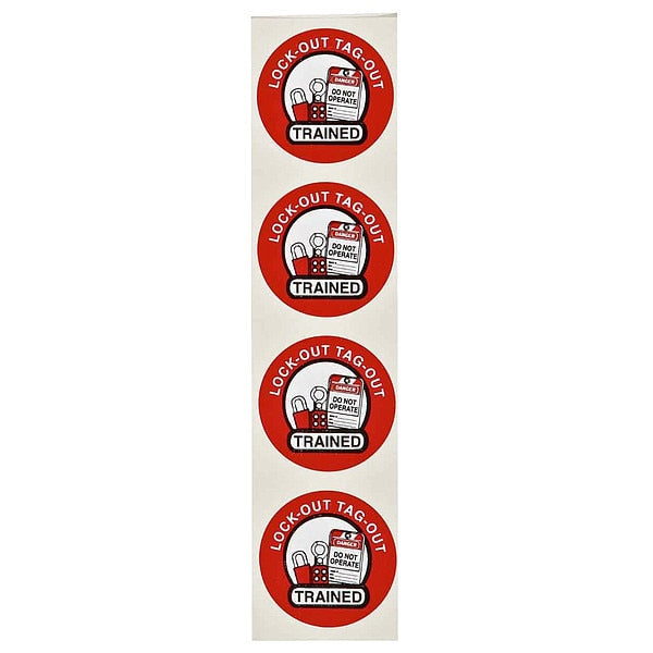 Vinyl Hard Hat Label, 2
