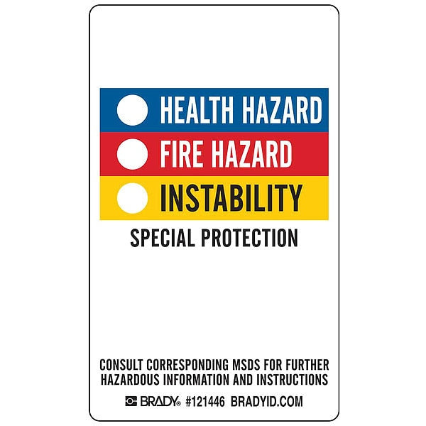HMIG Label, 5 In. H, 3 In. W, PK50