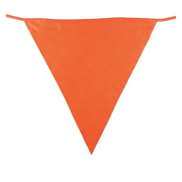 Pennants, Fluorescent Orange, 113-1/2 ft.