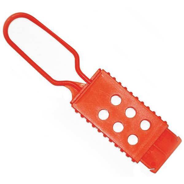 Lockout Hasp, Snap-On, 6 Lock, Orange
