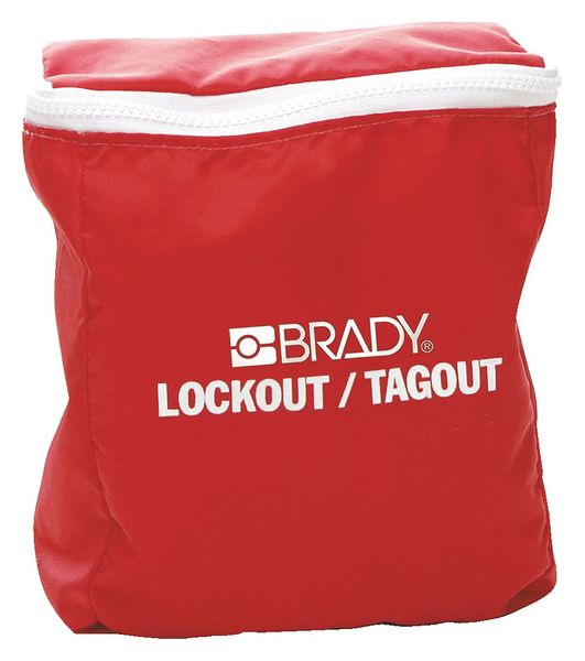 Lockout Pouch, Unfilled, Red