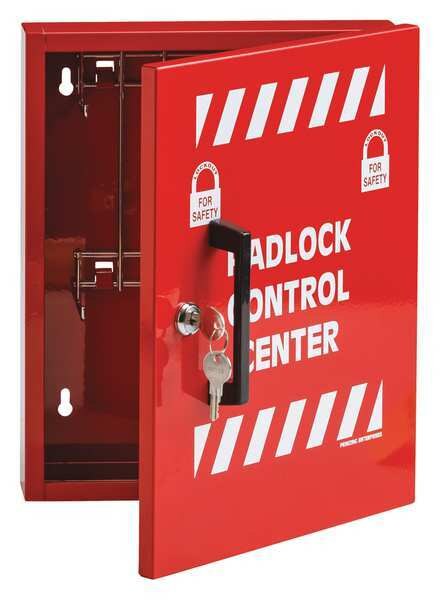 Lockout Cabinet, Unfilled, 10 In H