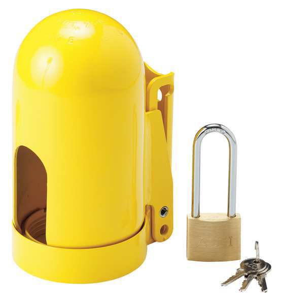 Locking Cylinder Cap, 6-1/2 x 3-1/8, Corse