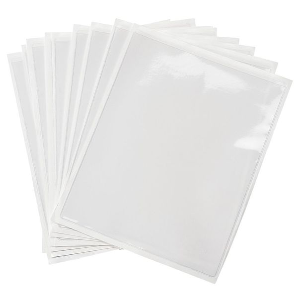 Adh Backed Env, 11.5 x 9 in, Clear, PK10