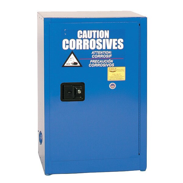 Corrosive Safety Cabinet, Manual, Blue
