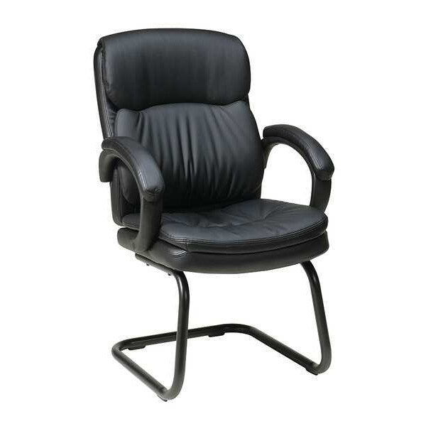 BlackVisitors Chair, 24 1/2