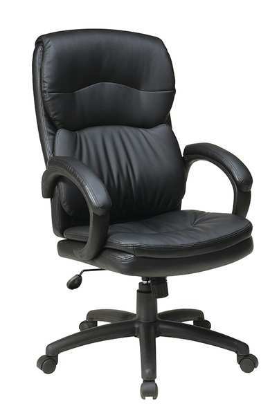 Leather Executive Chair, 18-1/2