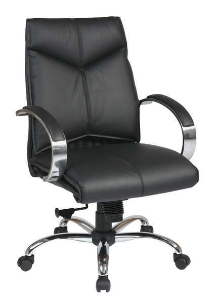 Leather Executive Chair, 16-1/4