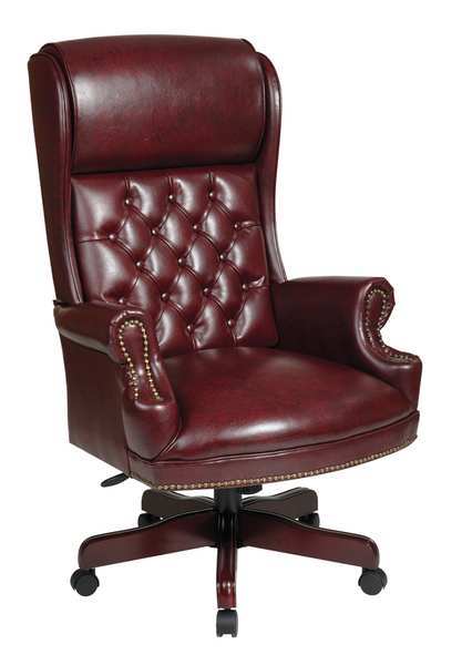 Vinyl Executive Chair, 20-1/4