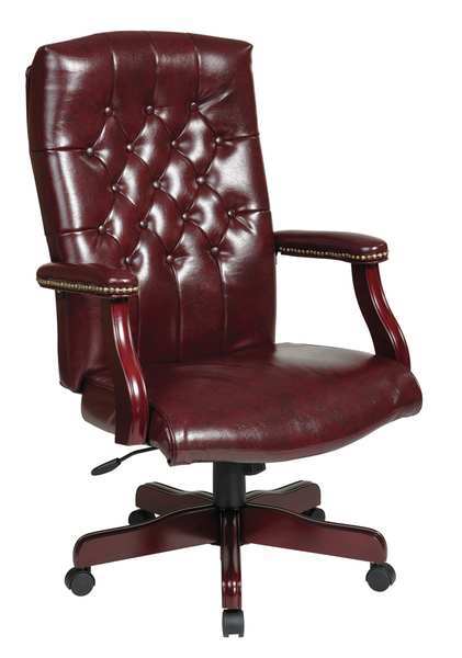 Vinyl Executive Chair, 20-1/4
