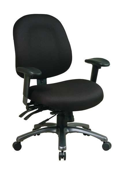 Desk Chair, Fabric, 18-1/4