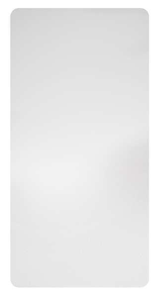 Wall Guard, White, Antimicrobl Plastic, PK2