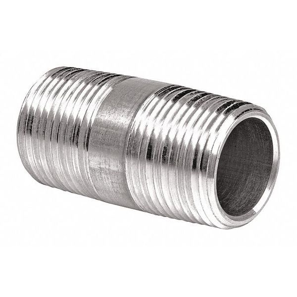 Conduit Nipple, Rigid, Aluminum, 1/2 x 2