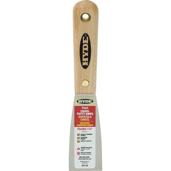 Putty Knife/Scraper, Flexible, 1-1/2