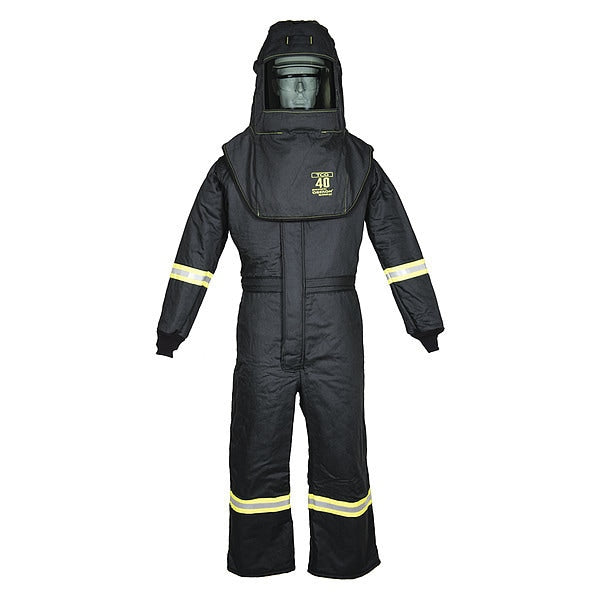 TCG40â¢ Series Arc Flash Hood & Coverall Suit Set XL