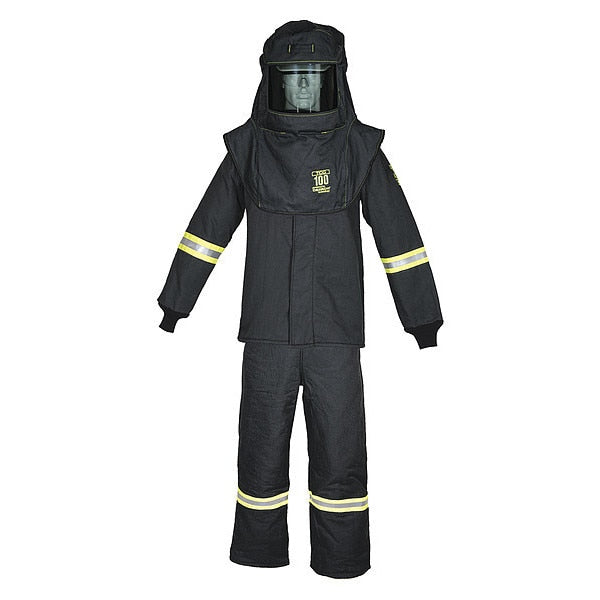 TCG100â¢ Series Arc Flash Hood, Coat, & Bib Suit Set 4XL