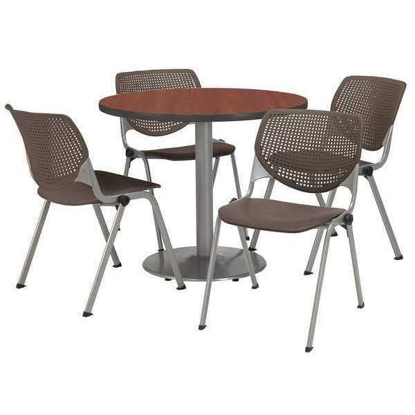 Round Breakroom Table And Chair Set, 31