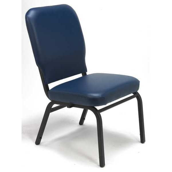 Chair, Armless, 500lb. Capacity, No Arms, VinylSeat