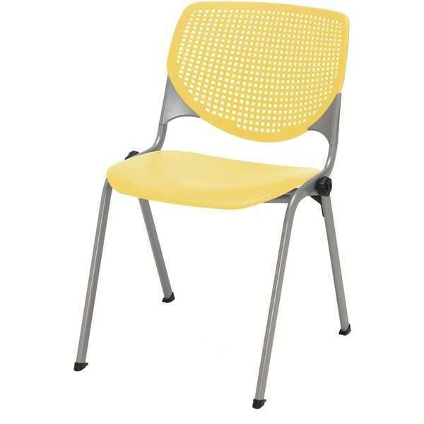 Poly Stack Chair, w/Perforated Back