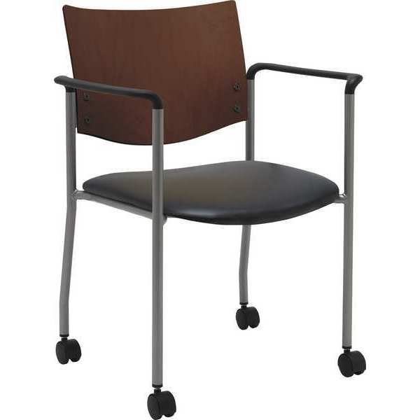 Side/Guest Chair, w/Arms, Casters