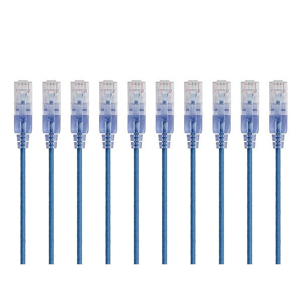 Voice and Data Patch Cord, 10 ft L, PK10