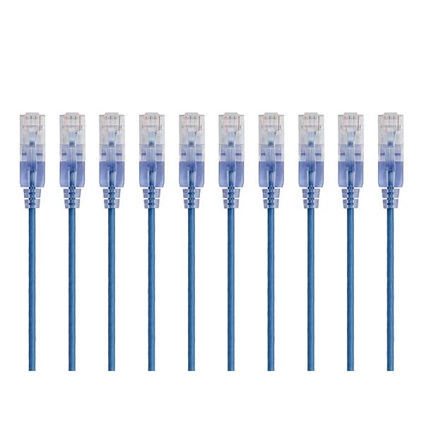 Voice and Data Patch Cord, 7 ft L, PK10