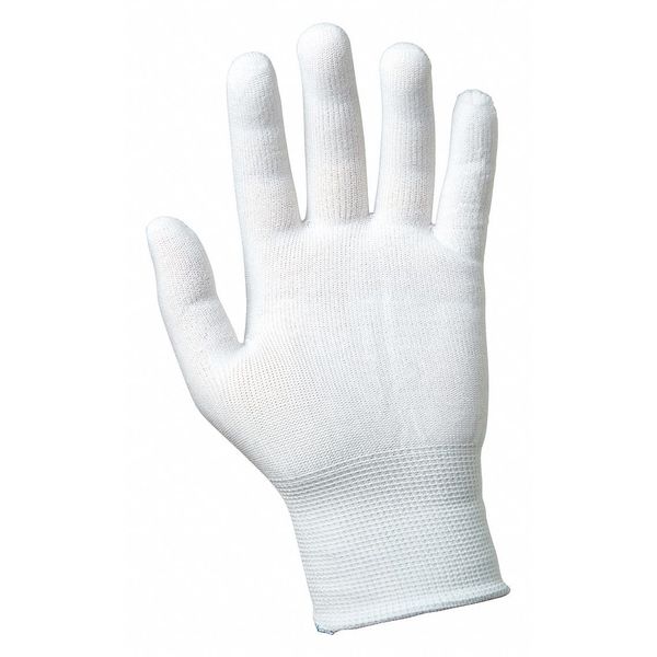 Inspect Gloves Seamless 100NylonKnit Ambi WHT XL 24/Cs