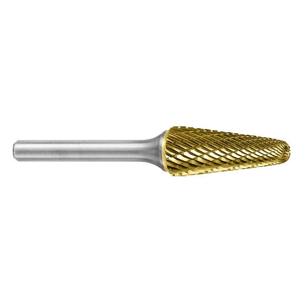 Carbide Bur, Taper, 3/8in., Double Cut