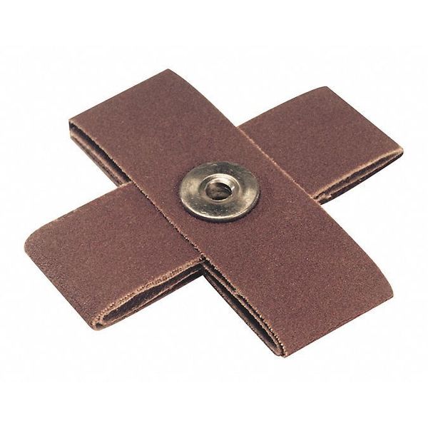 Cross Pad, 2x2x1/2, A/O, Grit 80