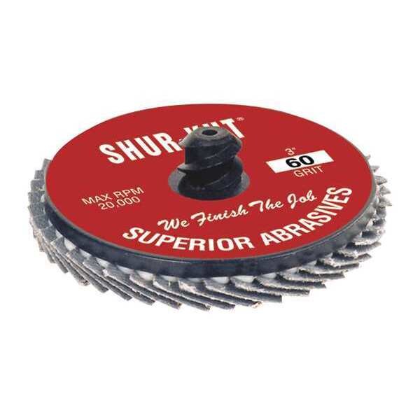 QC Flap Disc, Zirc, 3
