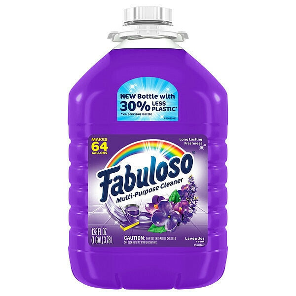 All Purpose Cleaner, Bottle, 1 gal, Concentrated, Lavender, 4 Pack