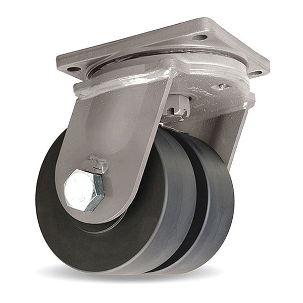 Maxi-Duty Dual-Wheel Swivel Caster, 10