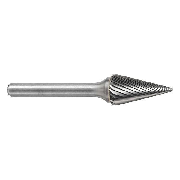 Carbide Bur, Cone, 3/8in., Single Cut