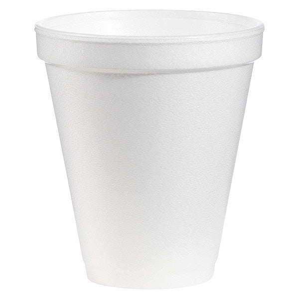Disposable Cold/Hot Cup 12 oz. White, Foam, Pk1000