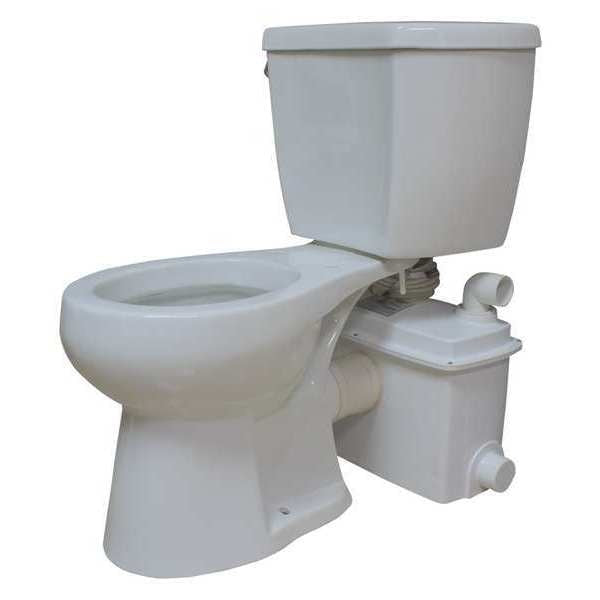Toilet Install System, Round Bowl, Floor Mount, Round