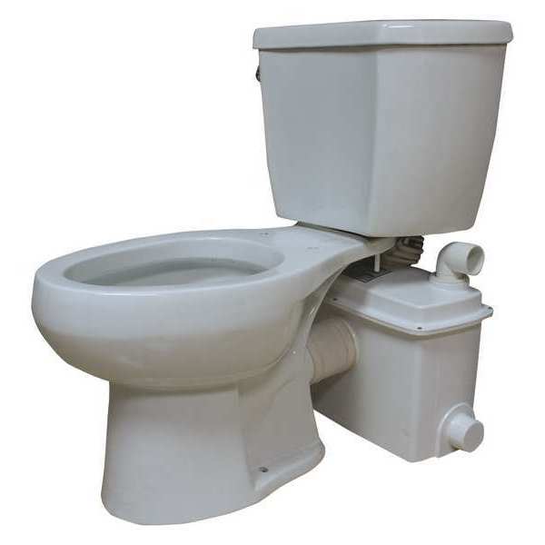 Toilet System, Elongated Bowl, 1.28 gpf, Floor Mount, Elongated