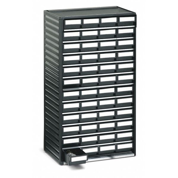 Small Parts Drawer Unit with 48 Drawers, Polypropylene, Galvanised Steel, Polystyrene, 310mm W x