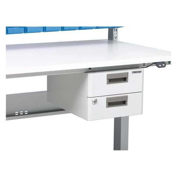 Treston Double Drawer Unit, Bench Mount