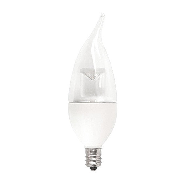 LED, 4W F11, DIM, 2700K E26, Flame Tip