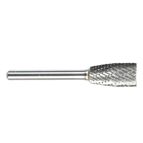 Carbide Bur, Inverted, 1/2in, L. Cut 1in