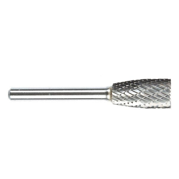 Carbide Bur, Invert/Cyl, 1/2in., Double Cut