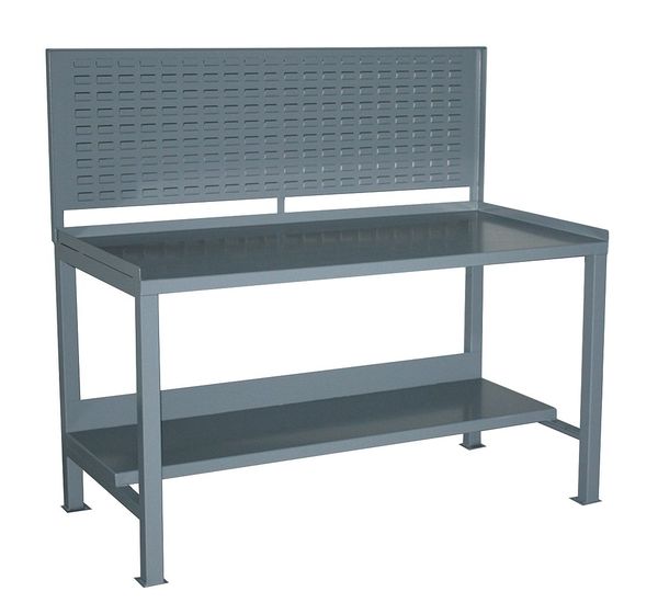 Heavy Duty Fixed Work Bench, Steel, 72