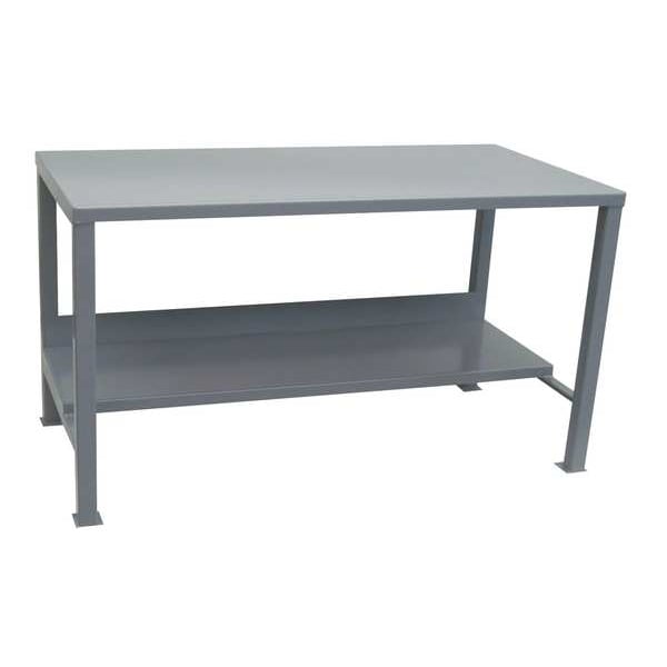 Heavy Duty Fixed Work Bench, Steel, 60