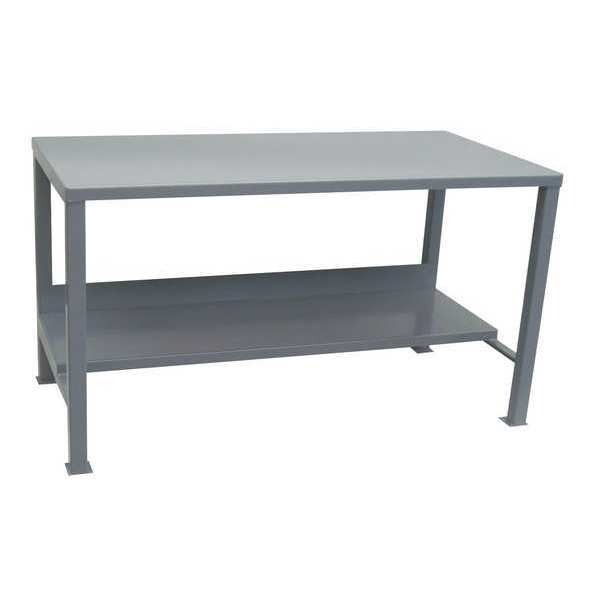 Heavy Duty Fixed Work Bench, Steel, 72