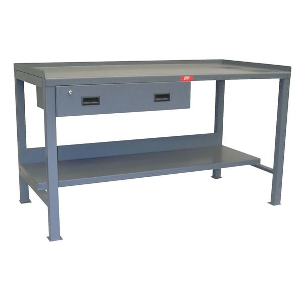 Heavy Duty Fixed Work Bench, Steel, 60