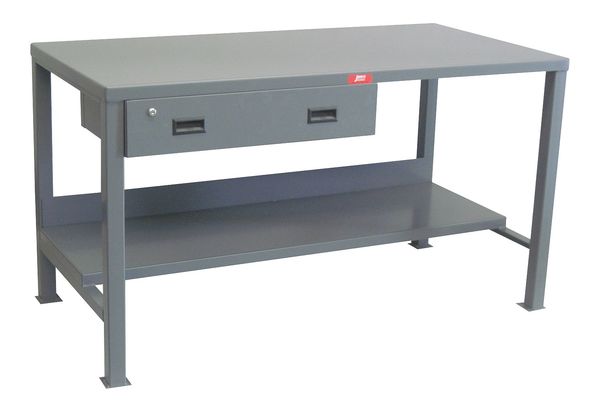 Heavy Duty Fixed Work Bench, Steel, 72