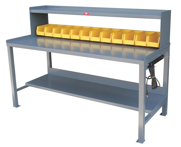 Heavy Duty Fixed Work Bench, Steel, 72